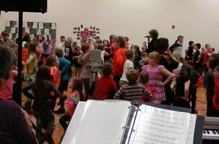 A school residency's culminating dance, from the perspective of the Belfast Bay Fiddlers.